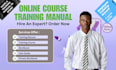 create online course content, training manual, workbook, training course, ppt