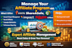 awin shareasale cj impact rakuten affiliate program management setup