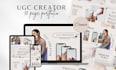 ugc portfolio website canva ugc portfolio canva website design