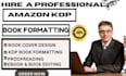 do  book formatting, book layout design, kindle ebook format