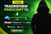 code tradingview pinescript to ctrader, quantower, tradestation, ninjatrader