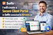 build a modern softr client portal with dashboard and secure login