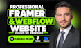 redesign framer website design wix, framer landing page develop webflow website