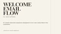 write a high converting email flow for an e commerce brand