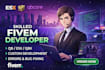 develop and maintain your custom fivem rp server