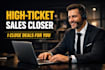 do high ticket sales closing, b2b sales, and sdr services