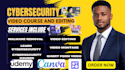 create cybersecurity video course, saas video, course curriculum, ebook writing