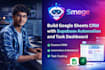 build google sheets CRM with supabase automation and task dashboard