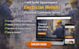 build squarespace electrician website electrical contractor service website