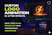 do professional custom logo animation and motion graphics