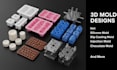 3d mold designs, silicone, slip casting, injection mold for printing, production