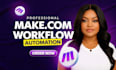setup make com automation, make com scenario, make automation and made com