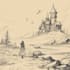draw a fantasy sketchy illustration