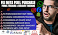 fix facebook pixel not tracking squarespace purchase firing checkout events data