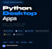 create a python gui desktop application