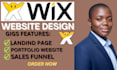 design and redesign wix website