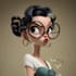 draw a cute cartoon character art