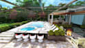 landscape design, backyard, front yard, 3d rendering, pool