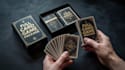design full card game deck, tarot deck, box and rulebook package