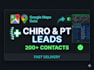 provide targeted chiropractor and pt leads with emails