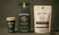design coffee packaging coffee label stand up pouch doypack restaurant branding