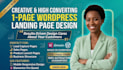 create a high converting 1 page wordpress landing page