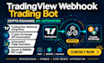 build tradingview webhook trading bot with crypto exchange api automation