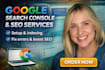 audit website index google search console technical SEO expert schema markup