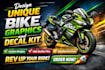 create custom motorcycle graphics, dirt bike decal kit and wrap design