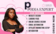 make podia, podia website, online course, teachable, course website
