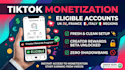 create tiktok account for monetization