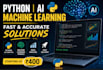 build python automation scripts and machine learning models
