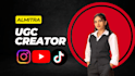 create a natural walking style ugc video