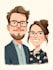 make couple portrait illustration