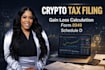 do complete crypto tax filing, gain loss calculation, form 8949, schedule d