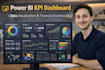 power bi KPI dashboard data visualization financial dashboard