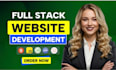 do full stack website in php laravel software development python django