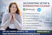 do accounting setup and clean up bookkeeping using quickbooks online and xero