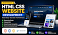 convert figma, xd, PSD to a responsive HTML CSS website