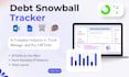 create a debt snowball tracker with dashboard and analytics
