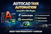 automate autocad tasks with custom autolisp and vba plugins