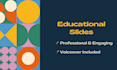 design professional educational slides with voiceover