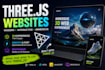 create an interactive 3d website using three js