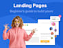 build react landing page