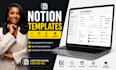 notion adhd life template calendar habit tracker student notion dashboard