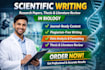 provide scientific writing and research assistance