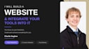build your website and integrate all your tools into it
