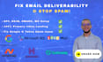 fix email deliverability, spf, dkim, dmarc, and stop spam