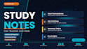 create study notes, summaries and research paper simplification