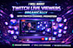 boost twitch live viewers organically channel promotion
